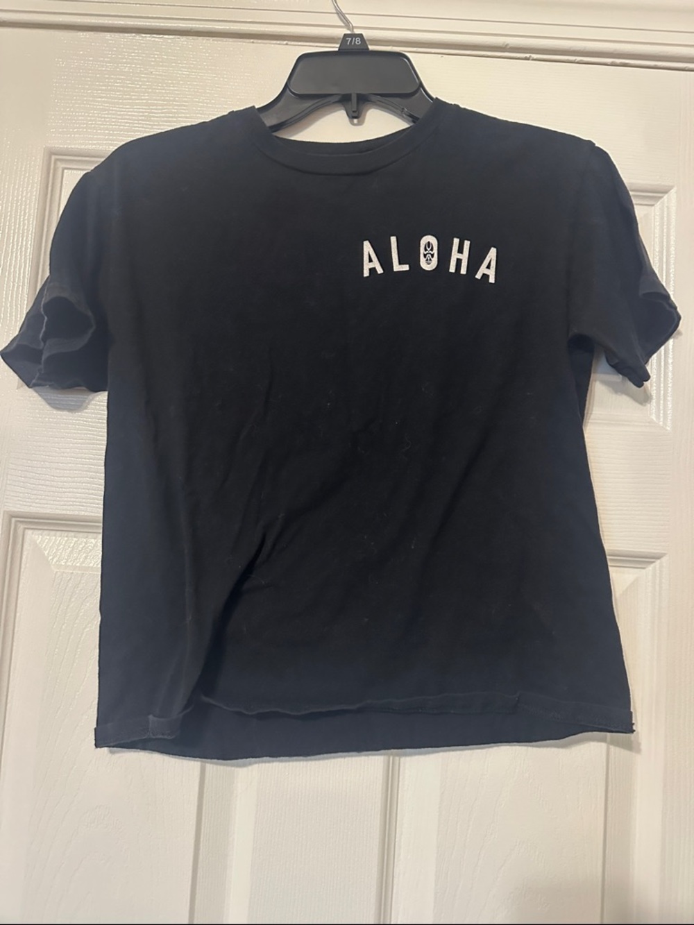 Black Aloha Graphic Tee